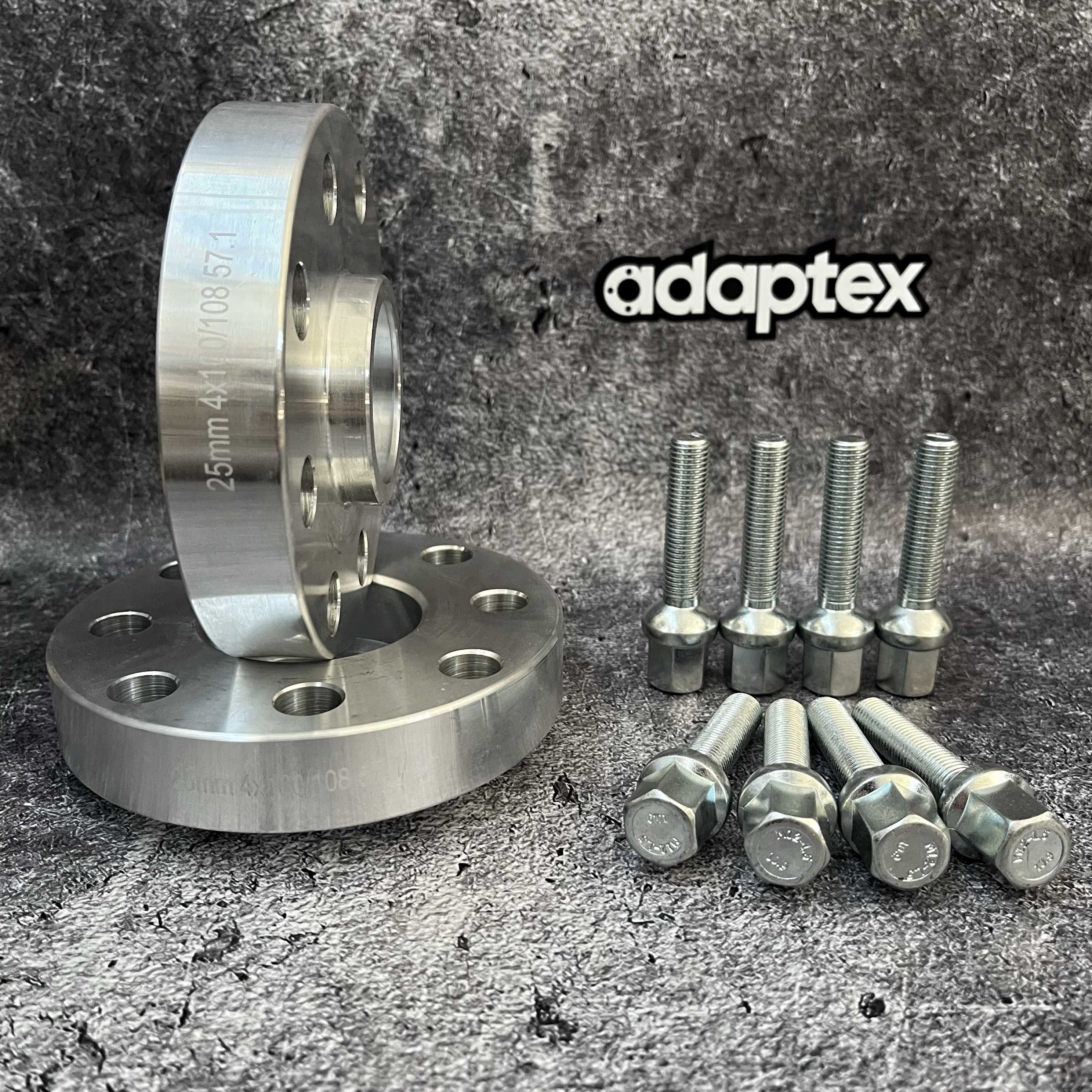 Проставки на колеса Audi, Seat, Skoda, VW 25мм PCD 4x100/108 DIA 57.1