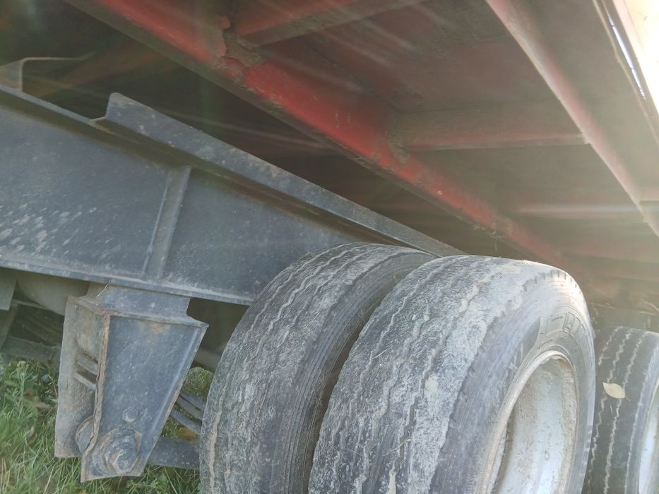 Przyczepa wywrotka tandem 3 strony niska