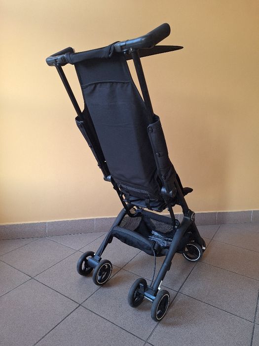 Wózek spacerowy GB Pockit – czarny | Lekki, kompaktowy