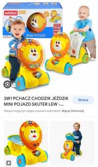 3w1 jeździk chodzik pchacz