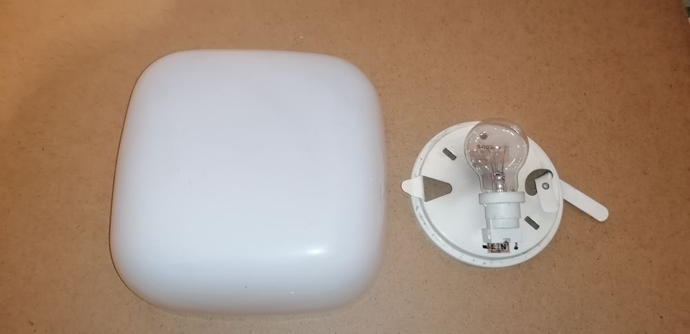 Lampa szklana 3 szt. oprawa lampy E27 na ścianę sufit klatka schodowa