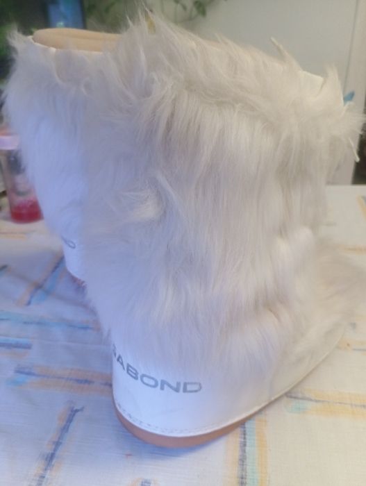 Kudłate Śniegowce białe Vagabond 38-40