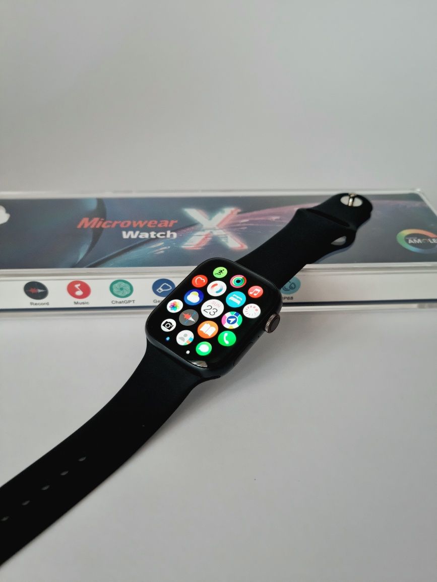 Smartwatch Mikrowear X Generacja CZARNY