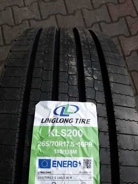 265/70R17,5 LINGLONG KLS200 Nowe na Przód Montaż Gratis! Cena Brutto