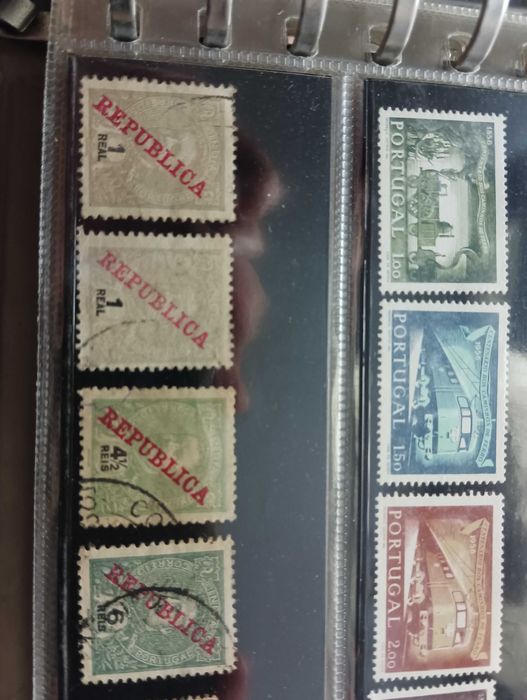 Selos novos e usados de Macau ,Portugal e Índia