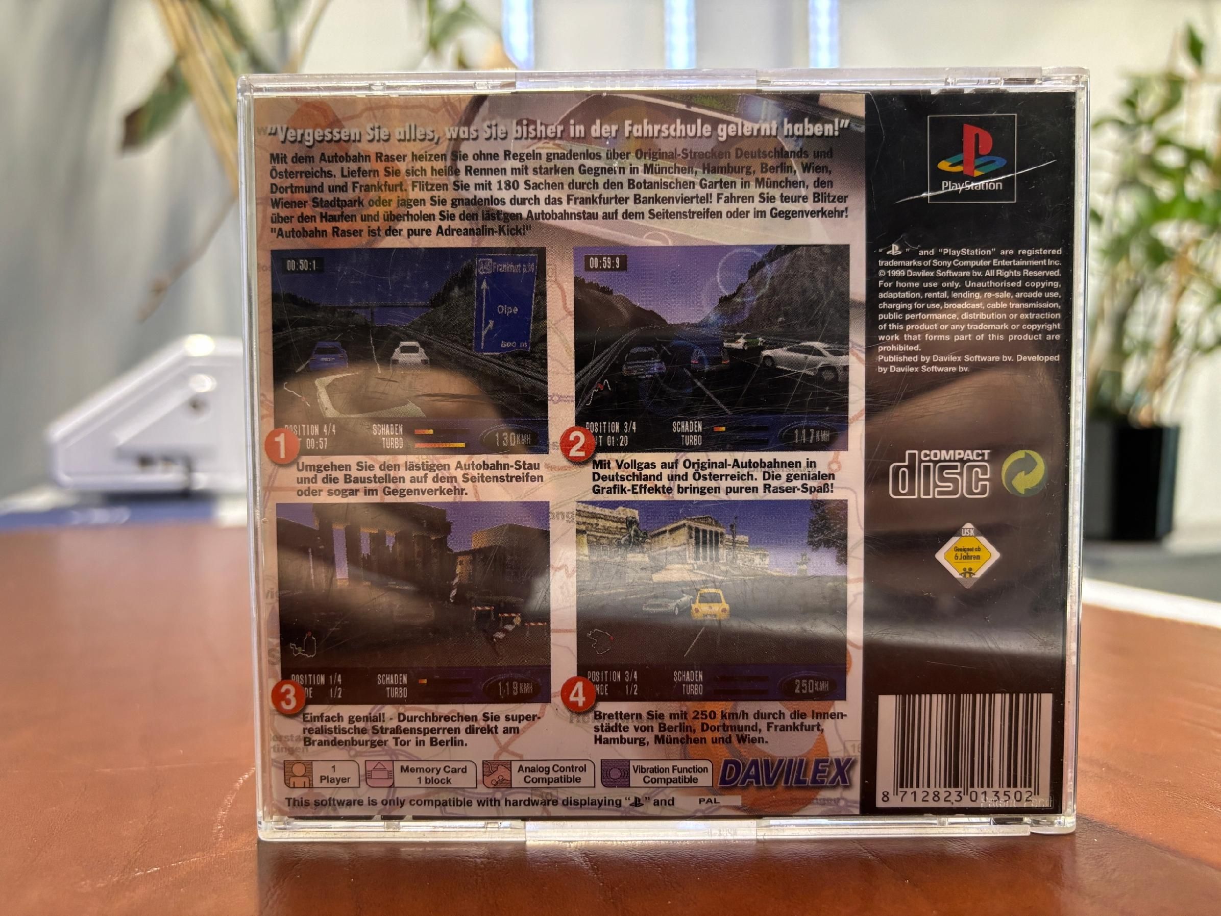 PS1 PSX Autobahn Raser 2