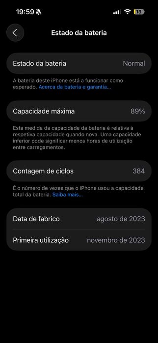 iPhone 15 Pro Azul 128gb