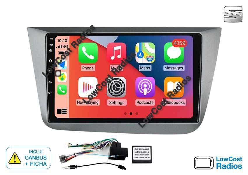 Auto Rádio 2DIN 9" SEAT LEON E SEAT ALTEA • Android 15