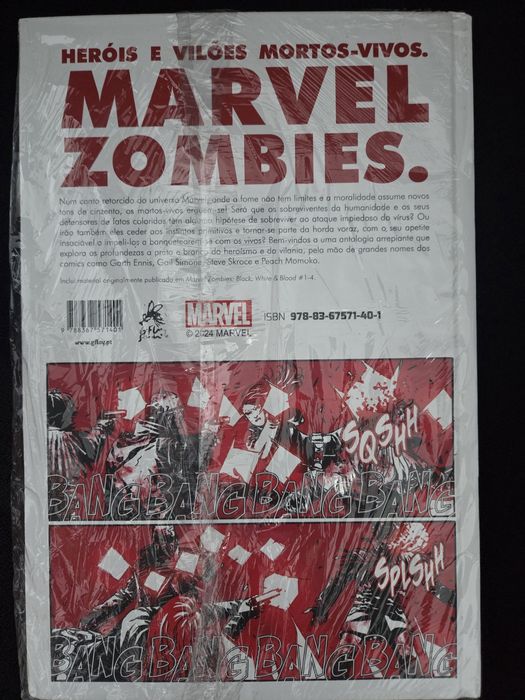 Marvel Zombies Preto Branco e Sangue