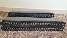 Patch panel patchpanel LAN panel 24xRJ45 UTP kat.5e 19cali wysokość 1U