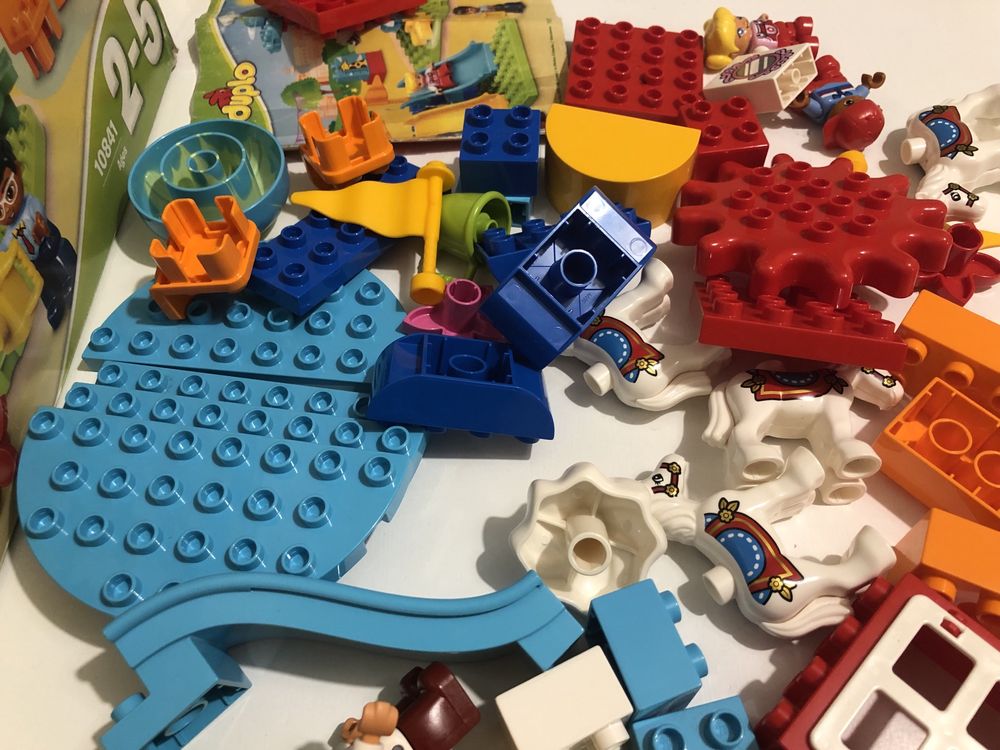 Lego Duplo Wesole Miasteczko kompletne z pudelkiem instrukcja 10841