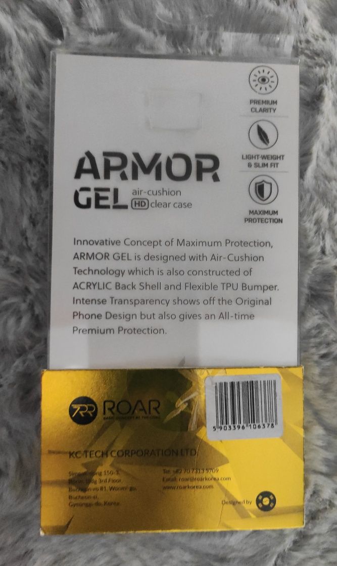 Futerał Armor Jelly Roar - Xiaomi Redmi Note 10 Pro Transparentny