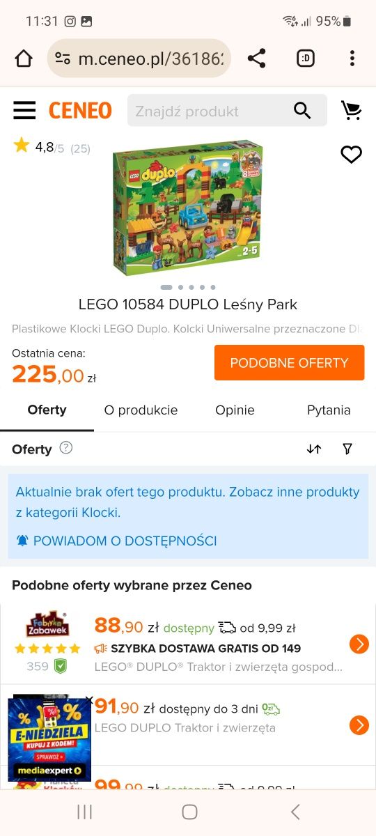 Lego duplo 8 special friends 2-5 lat