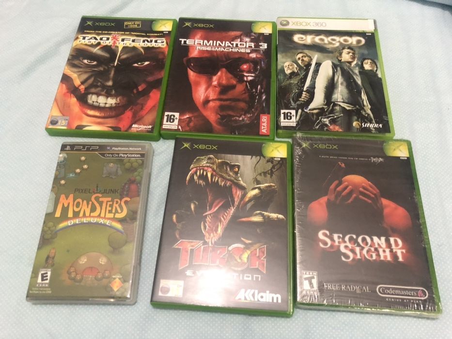 Jogos para Xbox e para Xbox 360 e ps vita