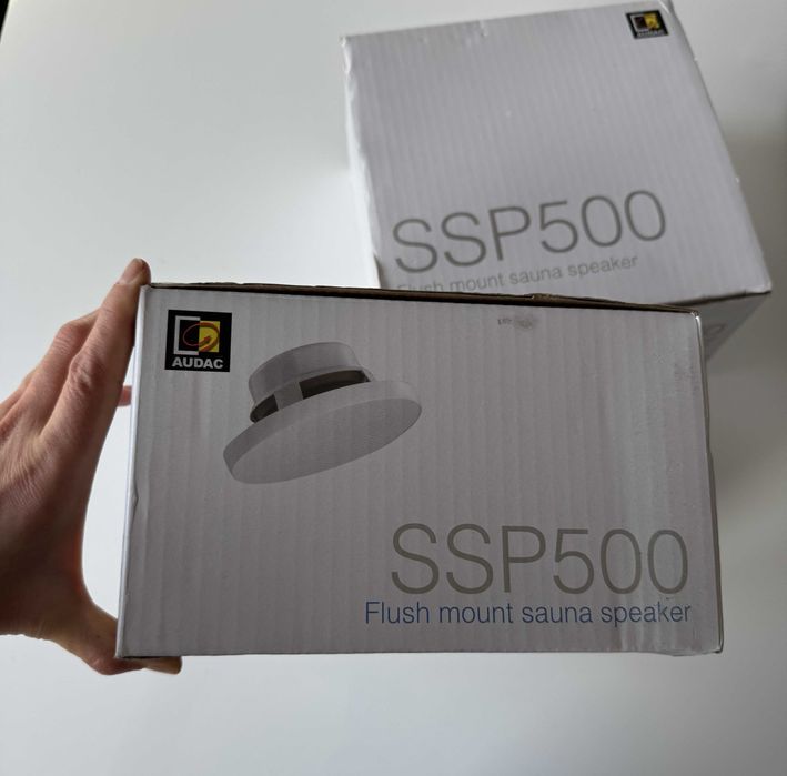 Audac SSP500/W - wodoodporny głośnik podtynkowy do sauny