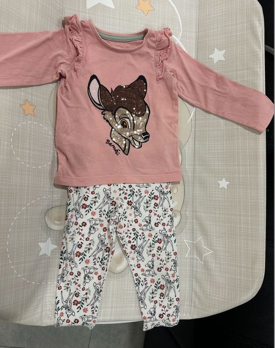 Calças + Camisola Bambi (9-12M)