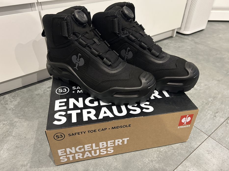 NOWE Buty robocze ochronne STRAUS Kastra II Mid 93964 stalowa podeszwa