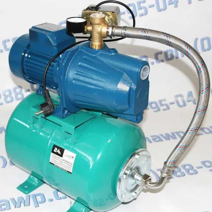 Насосная Станция 1,1 kW Гидрофор для води (Тільки Доставка Поштою)
