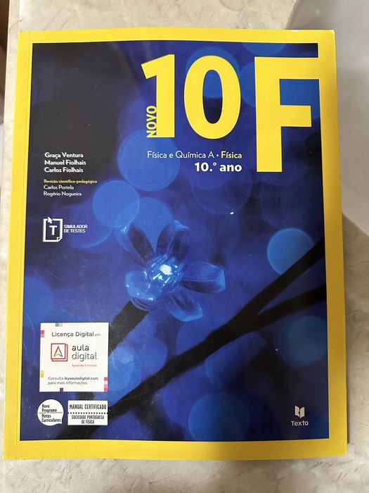 Livro de testes de fisico quimica 10. ano editora areal