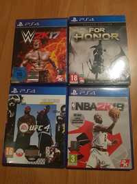 Gry PS4  For Honor / WWE2K17 / NBA2K18