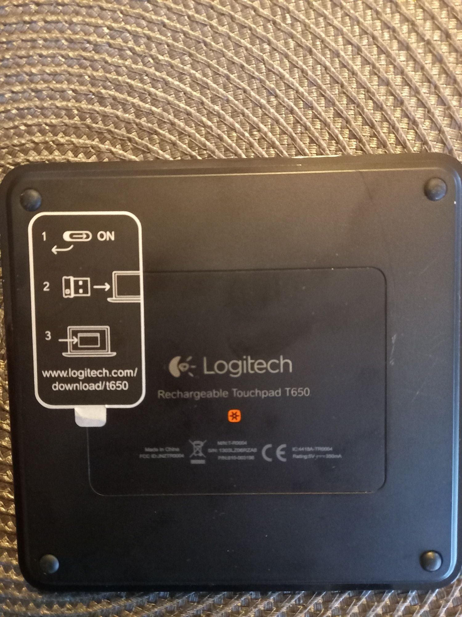 Touchpad Ligitech  T650.