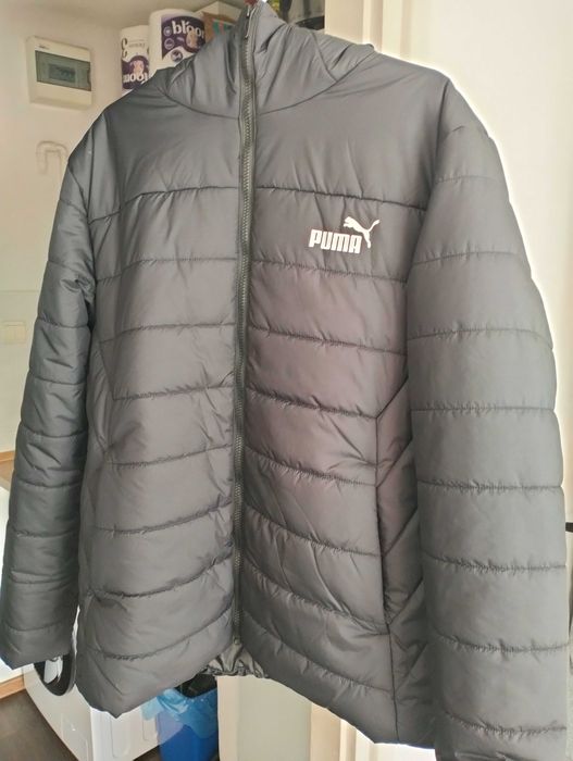 Kurtka zimowa z kapturem męska Puma L jak nowa