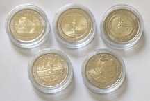 Lote 5 moedas comemorativas 2€