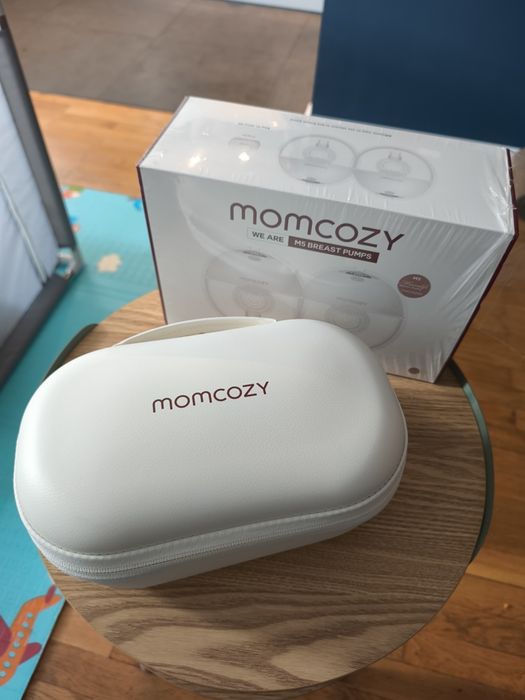 Momcozy m5 laktator podwójny, stan idealny na gwarancji.