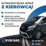 Przewóz osób wynajem busa z kierowcą transfer z lotniska