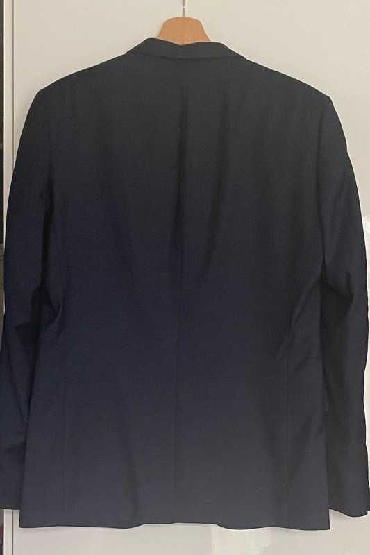 H&M granatowy garnitur młodzieżowy, męski rozmiar S/M