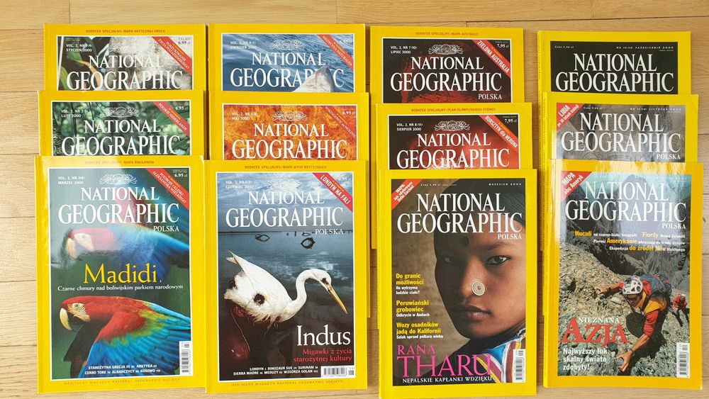 Pismo NATIONAL GEOGRAPHIC (egzemplarze od 1998 do 2023) 257 sztuk