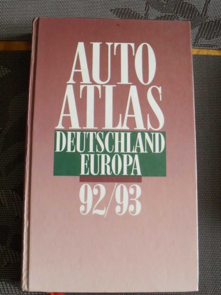 Auto - Atlas Deutschland/Europa 92/93