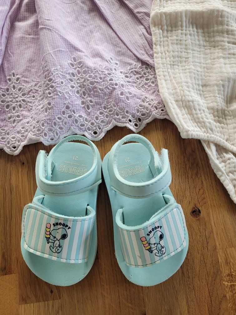 Zestaw komplet na lato body koszulka spodenki sukienka rozmiar 86