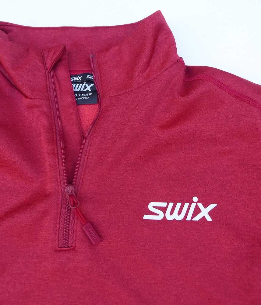 SWIX czerwona bluza nie tylko na narty biegowe