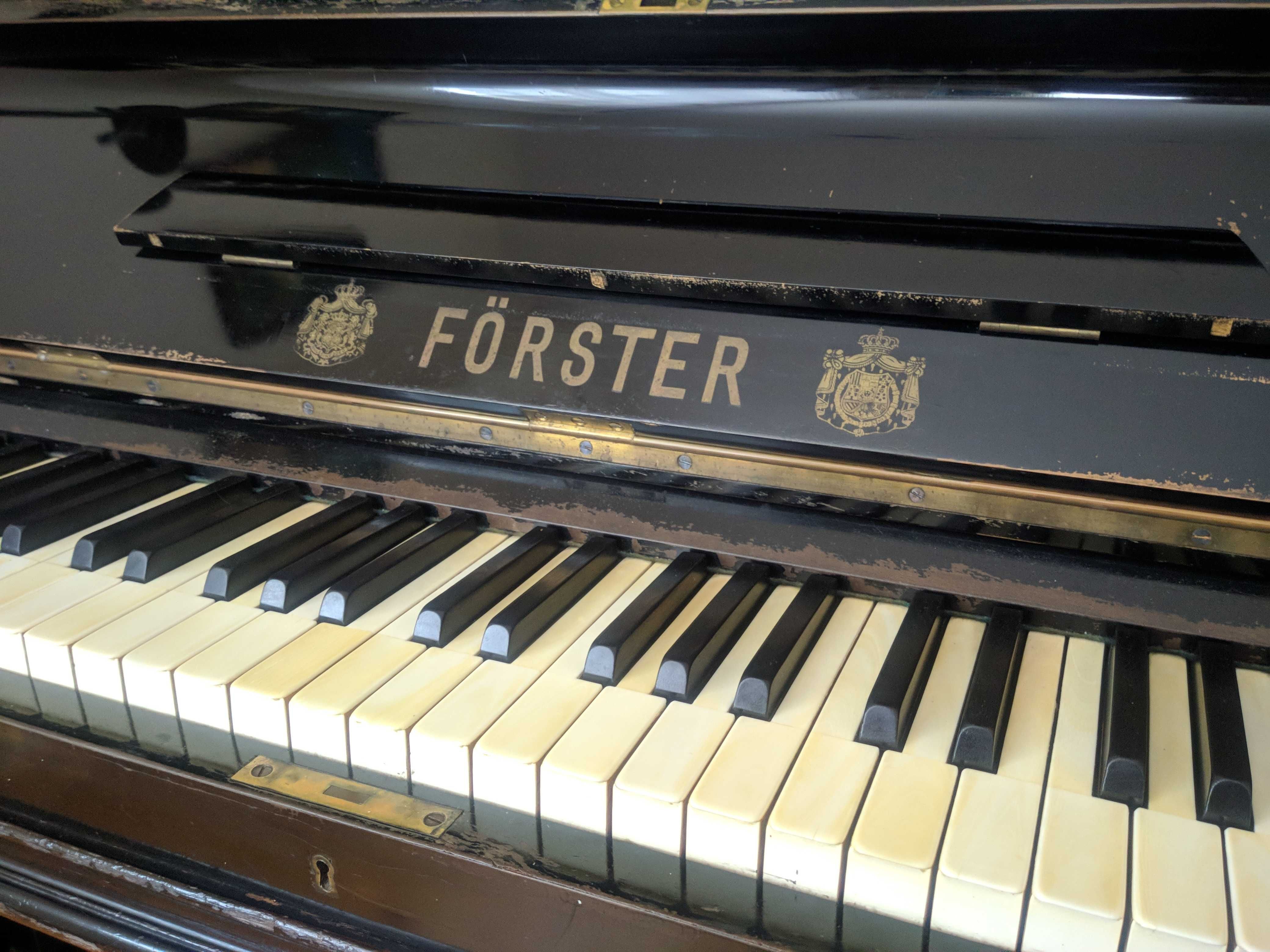 Pianino Forster 1902r wys 132cm