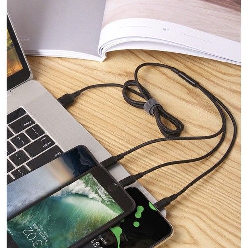 Kabel USB do Ładowarka Lightning MicroUSB USB-C QC