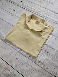 Żółta koszulka polo polowka Lacoste vintage
