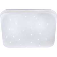 2 Plafond quadrado led com estrelas