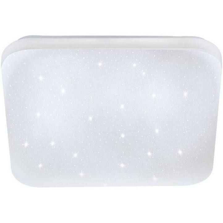 2 Plafond quadrado led com estrelas