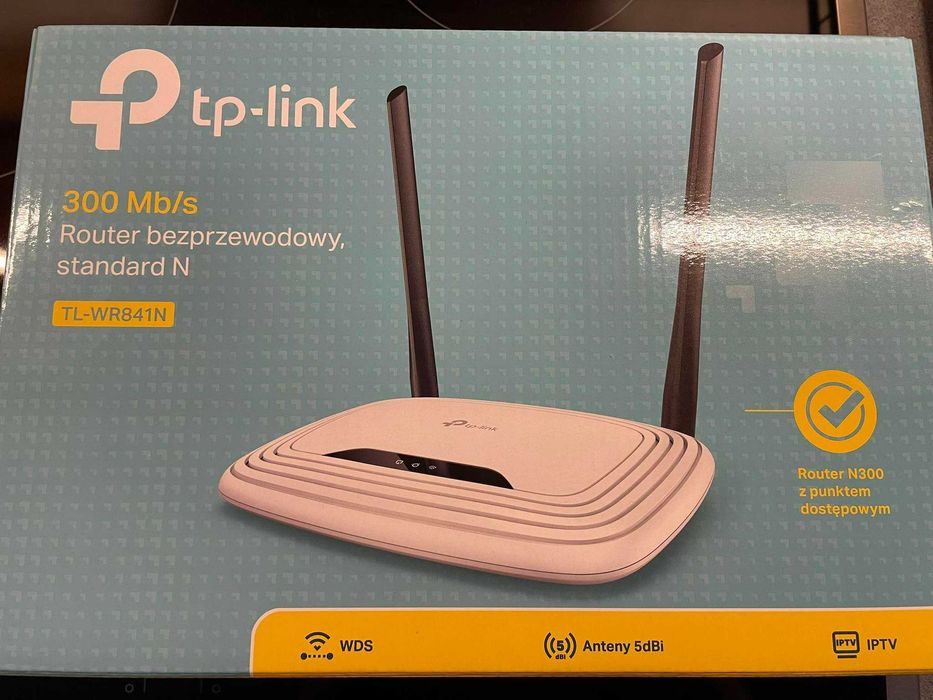 Router TP-LINK TL-WR841N 300 Mb/s - brak zasilacza