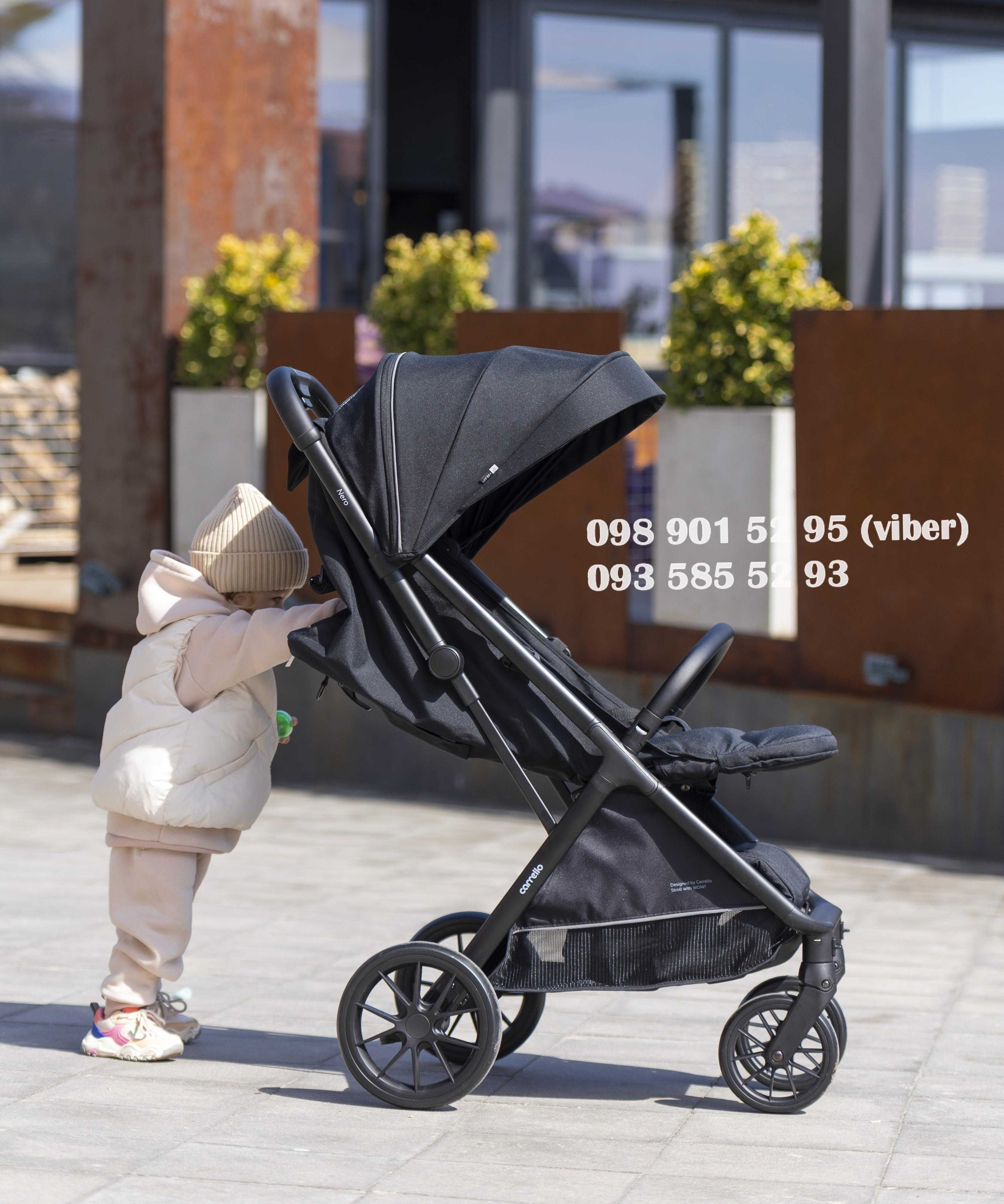 Коляска Carrello Nero. Детская прогулочная коляска Каррелло Неро