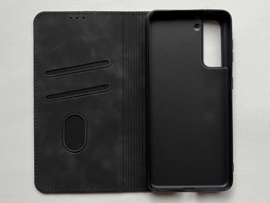 Samsung Galaxy S21 чохол книжка штучна шкіра слоти чехол эко кожа
