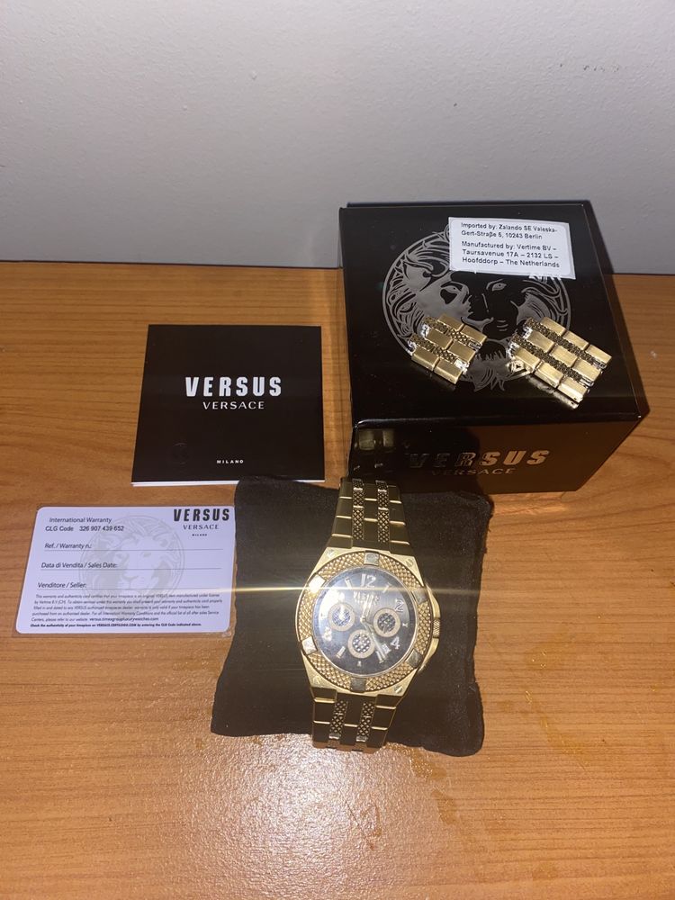 Zegarek Versace Gold