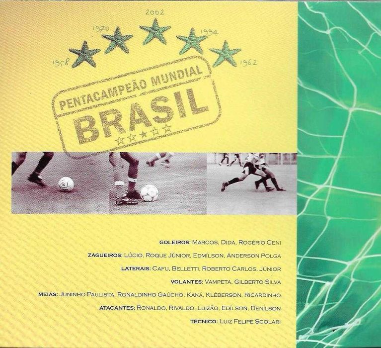Brasil - - - "Pentacampeão Mundial de Futebol" - - - -  Moeda de Prata