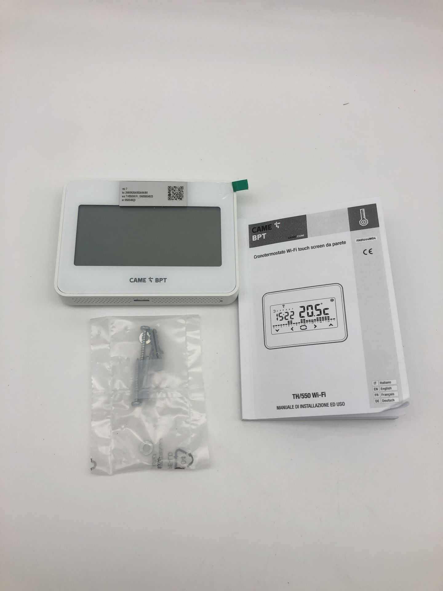 Termostat CAME TH/550 WH z WiFi i ekranem dotykowym