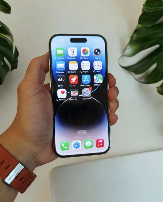 Apple iPhone 14 Pro 512 GB Silver – kondycja baterii 100%