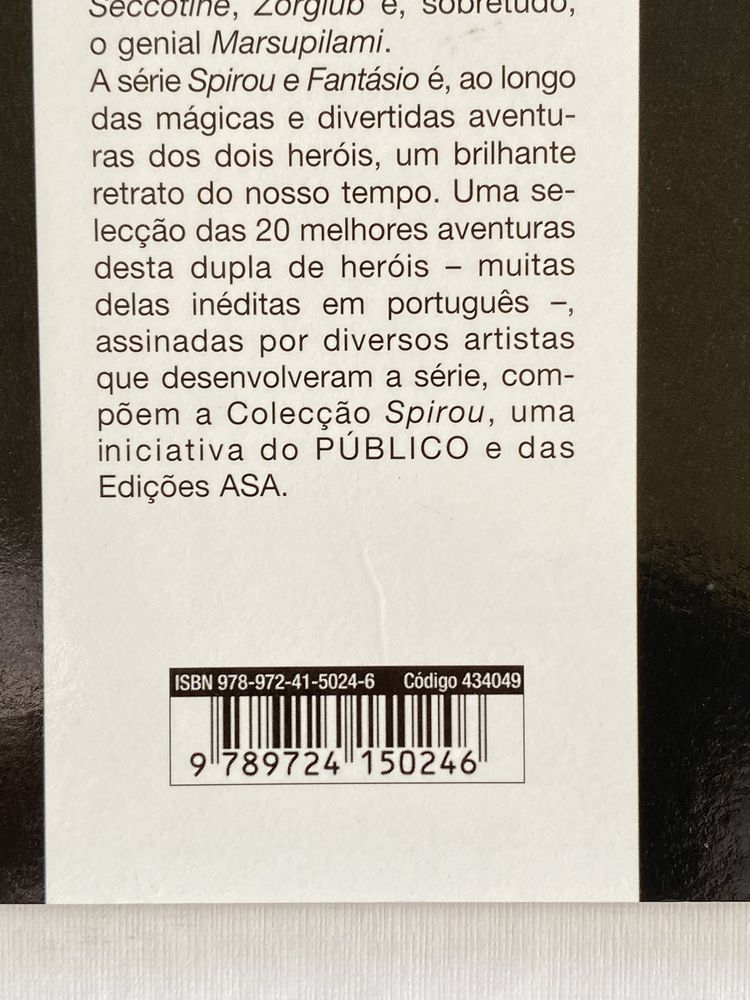 Livro “o Fazedor de Ouro” As Aventuras de Spirou e Fantásio