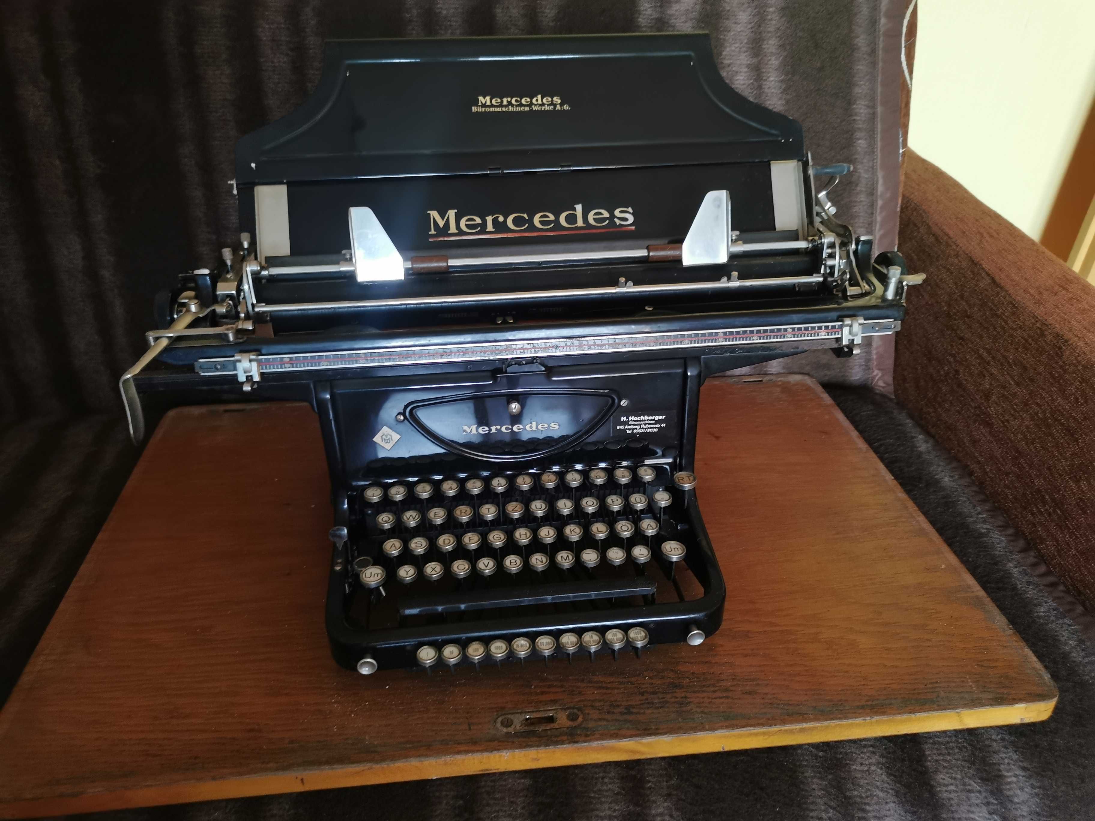 *REZERWACJA* Mercedes, maszyna do pisania