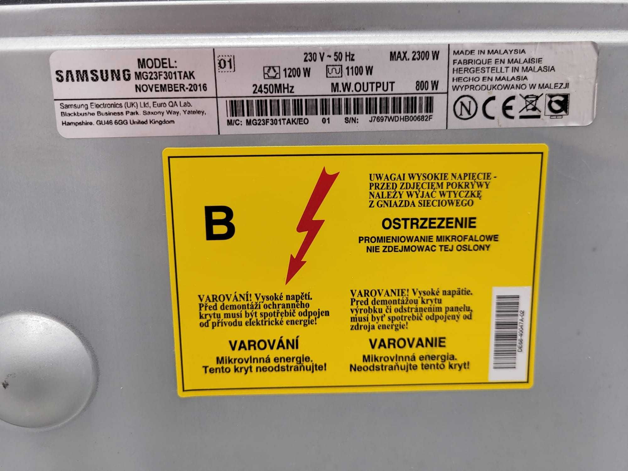 Mikrofala Samsung MG23F301TAK