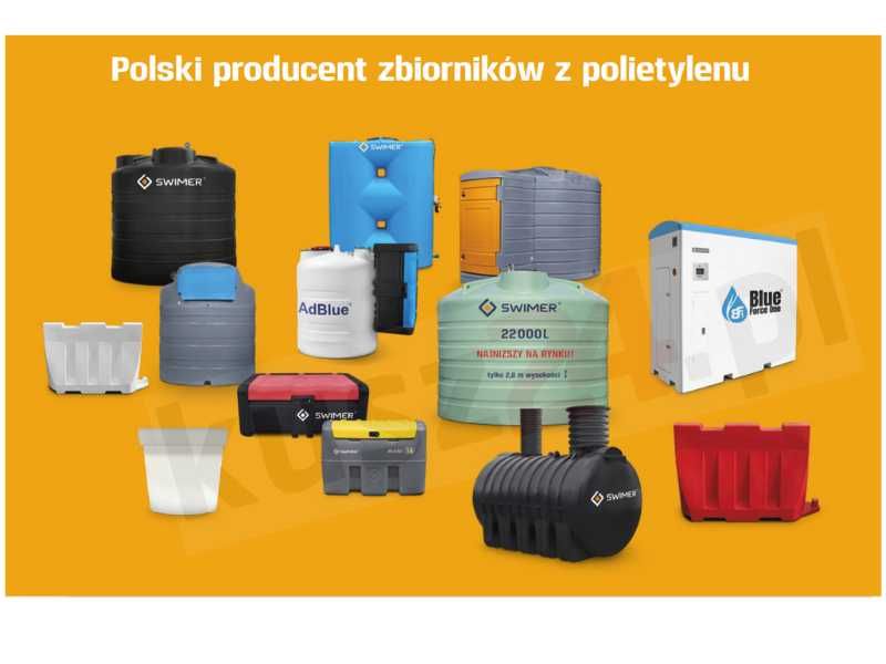 Zbiornik na wodę 10 000 Litrów 10m3 SWIMER